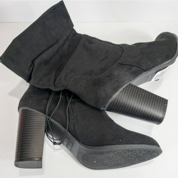 Style & Co Saraa Slouch Mid-Shaft Boots Black 11 - Picture 3 of 10